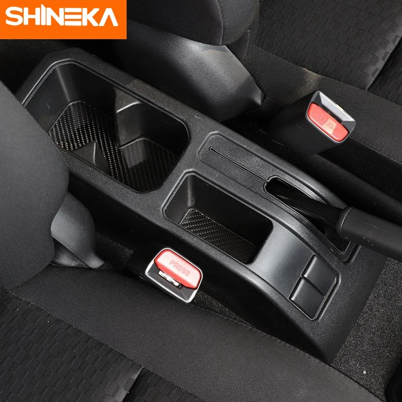 Внутренние молдинги Shineka для Suzuki Jimny 2019 + подлокотник подстаканник коврик из