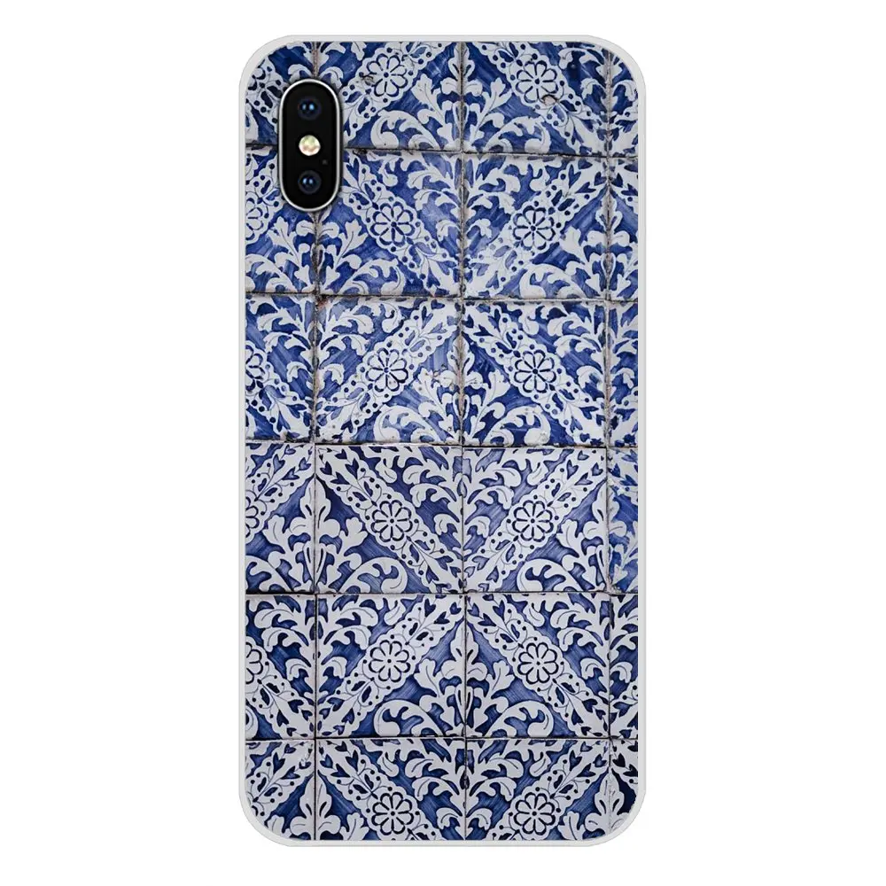 Для samsung Galaxy S3 S4 S5 мини S6 S7 край S8 S9 S10 Lite Plus Note 4 5 8 9 декоративного искусства плитка с марокканским узором из ТПУ с прозрачными крышками - Цвет: images 10