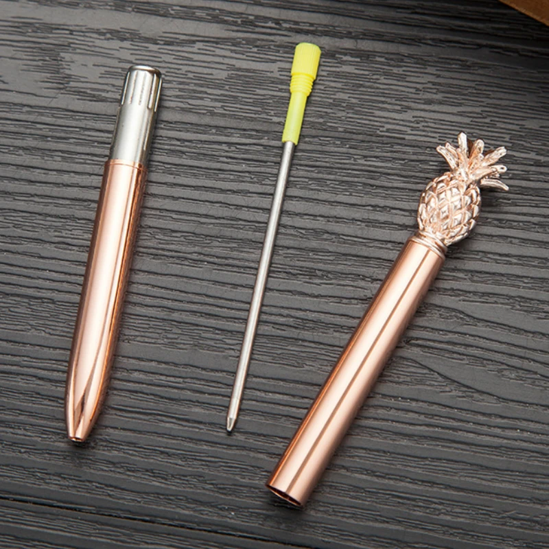 Металлическая шариковая ручка 1 0 мм новинка в виде странного ананаса