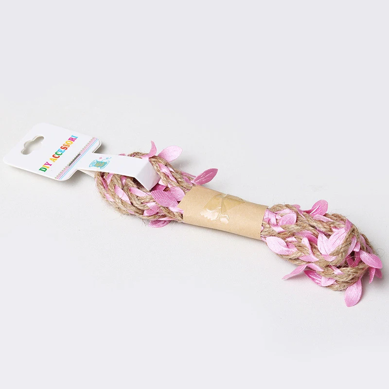 2M Simulation Green Leaves Weaving Hemp Rope DIY Wedding Birthday Decoration Rattan Gift Bouquet Packaging | Дом и сад