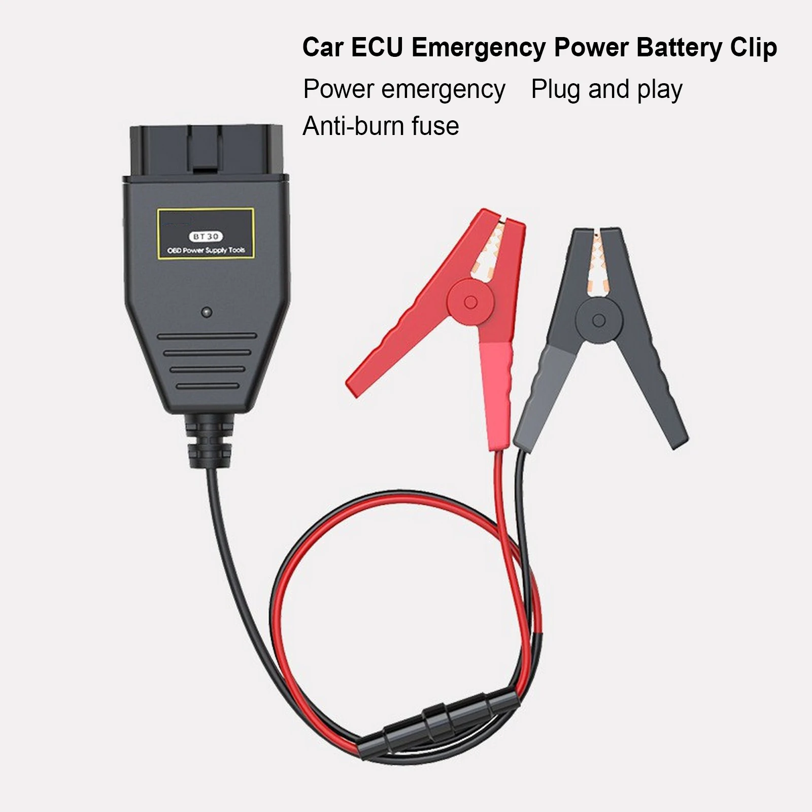 

Car OBD2 ECU Connector Battery Saver Auto ECU Memory Savers Automotive OBD 2 Emergency Electrical Plug Car Fuel Save