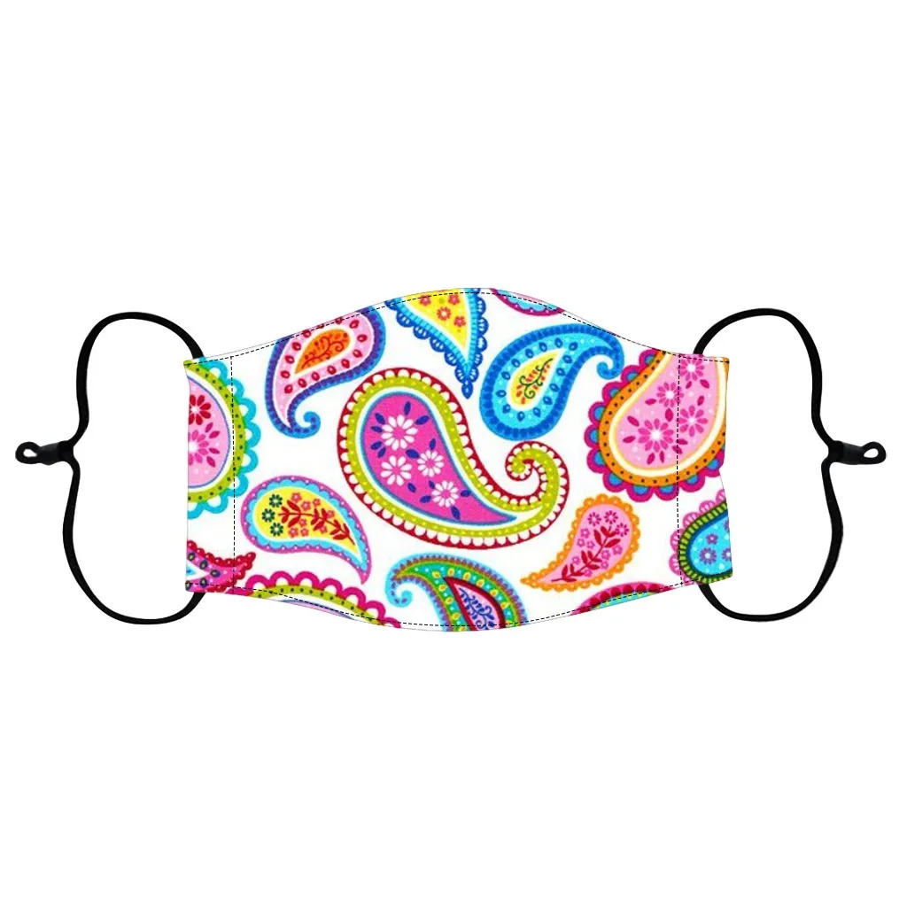 

Children's Adjustable Mask Windproof Reusable Cartoon Printed Face Mask Washable Mouth Cover Mascarillas Protective Masque 1PC