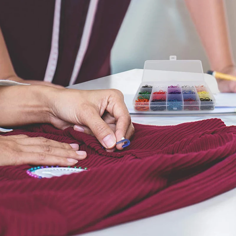 Металлические зажимы в форме тыквы безопасные булавки разных цветов для вязания