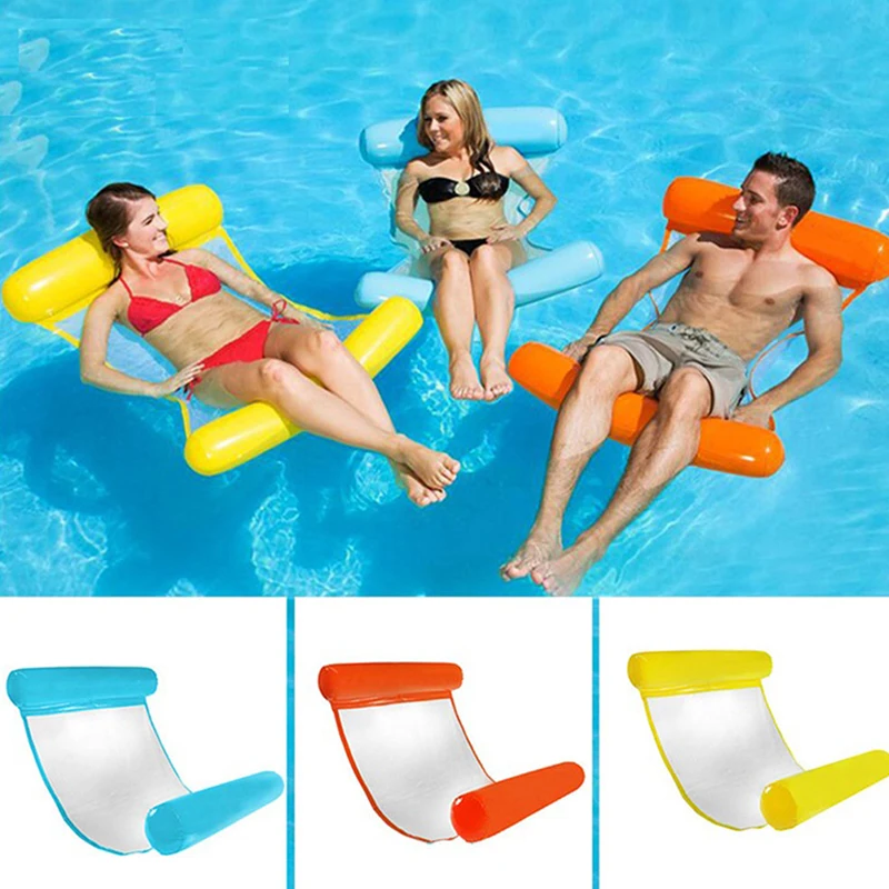 

Floating Water Hammock Fun Floating Toys Floating Lounger Foldable Inflatable Bed