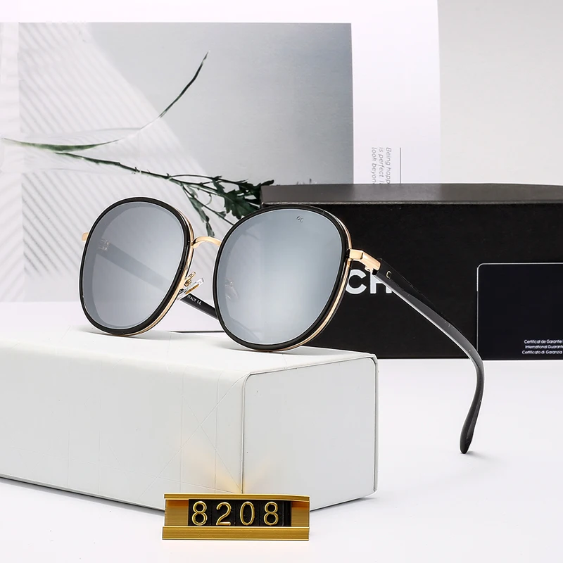Новые Круглые Солнцезащитные очки в стиле ретро женские брендовые дизайнерские