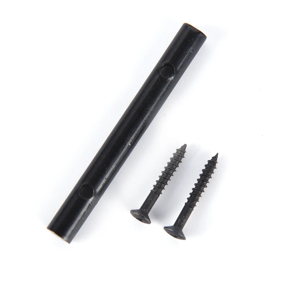 

Black/Silver Metal Electric Guitar String Retainer Bar With 2 Mounting Screw Guitar Accessories& Parts
