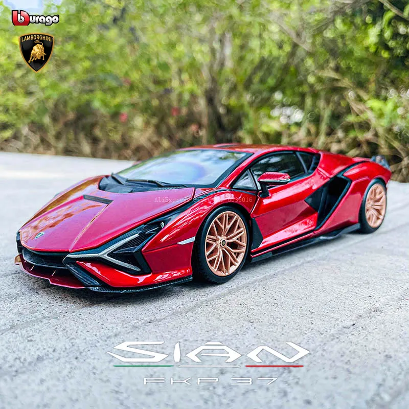 Модель автомобиля из литого сплава Bburago 1:24 Lamborghini Sian FKP 37 коллекция игрушек в стиле