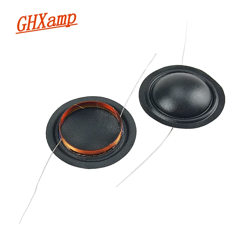 

25.5 Core 25.4mm Speaker Voice Coil 4ohm Treble Silk film Coil Left Right Outlet For Repair 4 Inch Tweeter Speaker Parts 2pcs