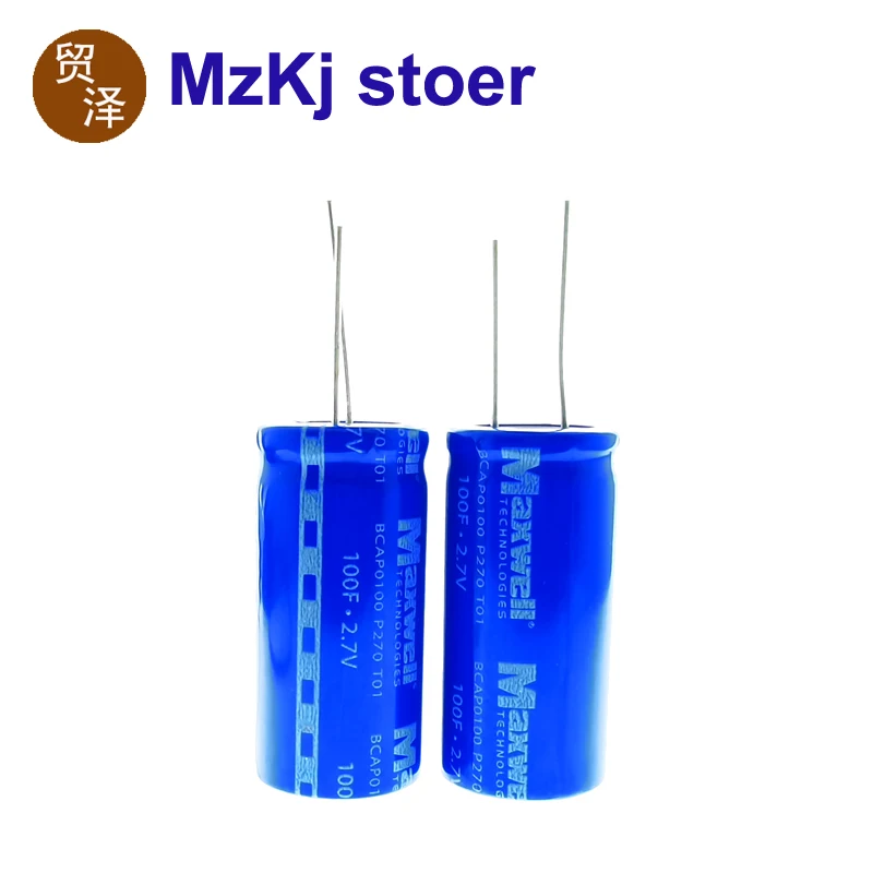 

2PC 2.7V 100F New Original USA MAXWELL 2.7V100F Super Capacitor BCAP0100 P270 S07 22X46mm