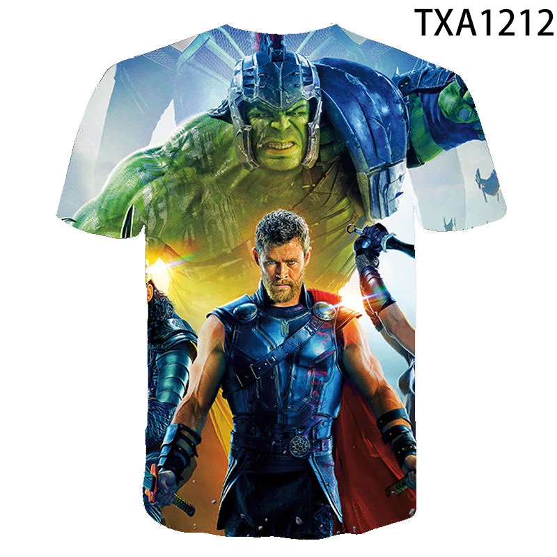 

New Summer Casual Short Sleeve T Shirt Movie Thunder 3D Print Men Women Children Fashion Streetwear Boy Girl Kids Cool Tops Tee