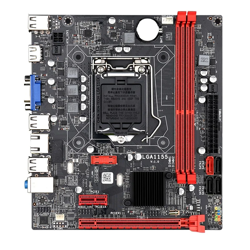 Материнская плата B75M LGA1155 USB3.0 SATA3.0 16 ГБ DDR3 ОЗУ поддержка памяти для процессора Core I7