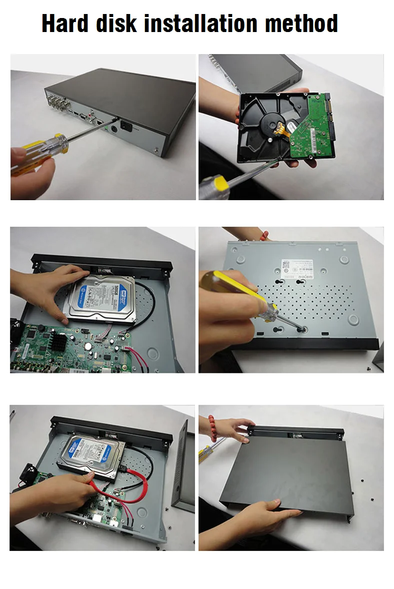 HDD профессиональное оборудование для видеонаблюдения 4 ТБ/6 ТБ/1 ТБ 3,5 Жесткий диск SATA Интерфейс накопитель на жестком диске для AHD DVR сетевой видеорегистратор охранная система видеонаблюдения Системы