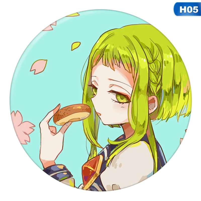 Брошь в форме аниме Ханако-кун 44 мм | Тематическая одежда и униформа