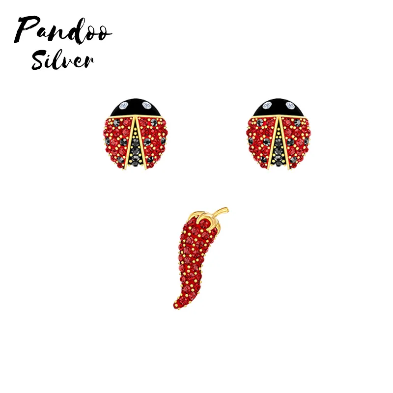 Модные очаровательные оригинальные серьги гвоздики из стерлингового серебра 1:1