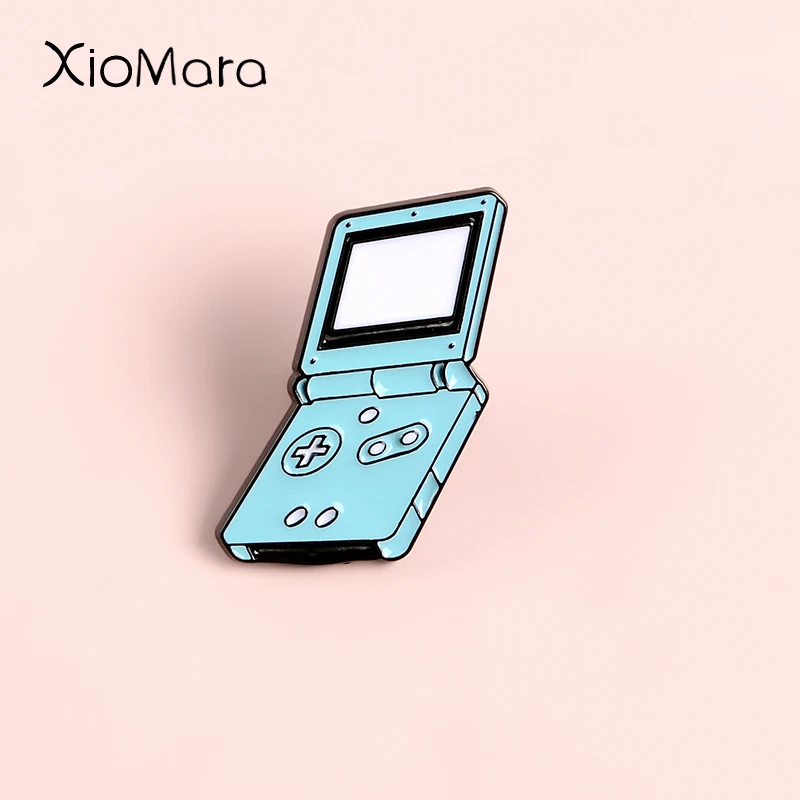 Ручная эмалированная заколка в стиле 80 х для игроков ретро значок детства из