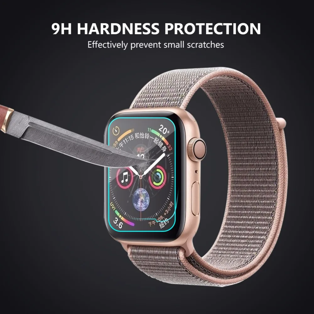 YCDC 9H 2.5D Премиум Закаленное стекло для Apple Watch серии 1 2 3 38 42 мм Защитное стекло для iwatch 38 42 мм