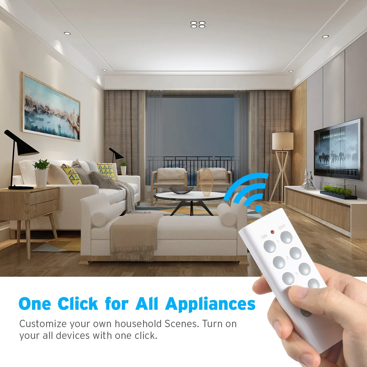 Беспроводная розетка с дистанционным управлением для домашнего дома