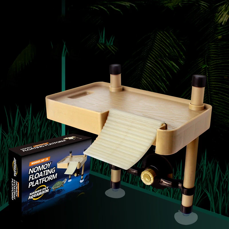 

Reptile Platform Large Turtle Pier With Ramp Ladder Basking Floating Durable Climbing Terrarium Tank Ornament Aquarium Decoratio