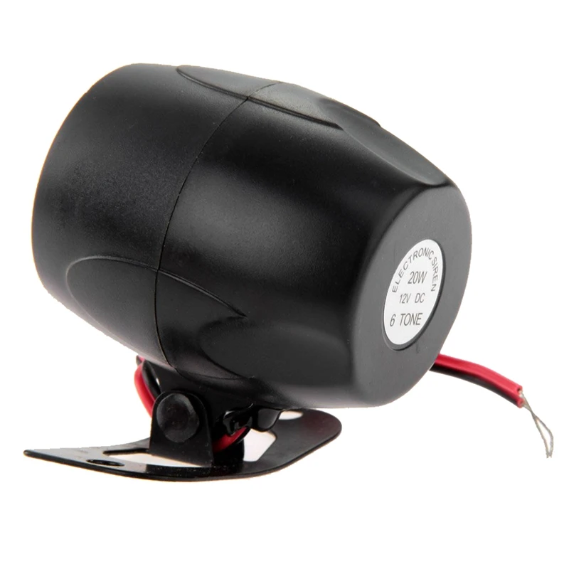 

Siren Reminder Audible Alarm 120dB 12V for Car Alarms Auto Universal Bike Black
