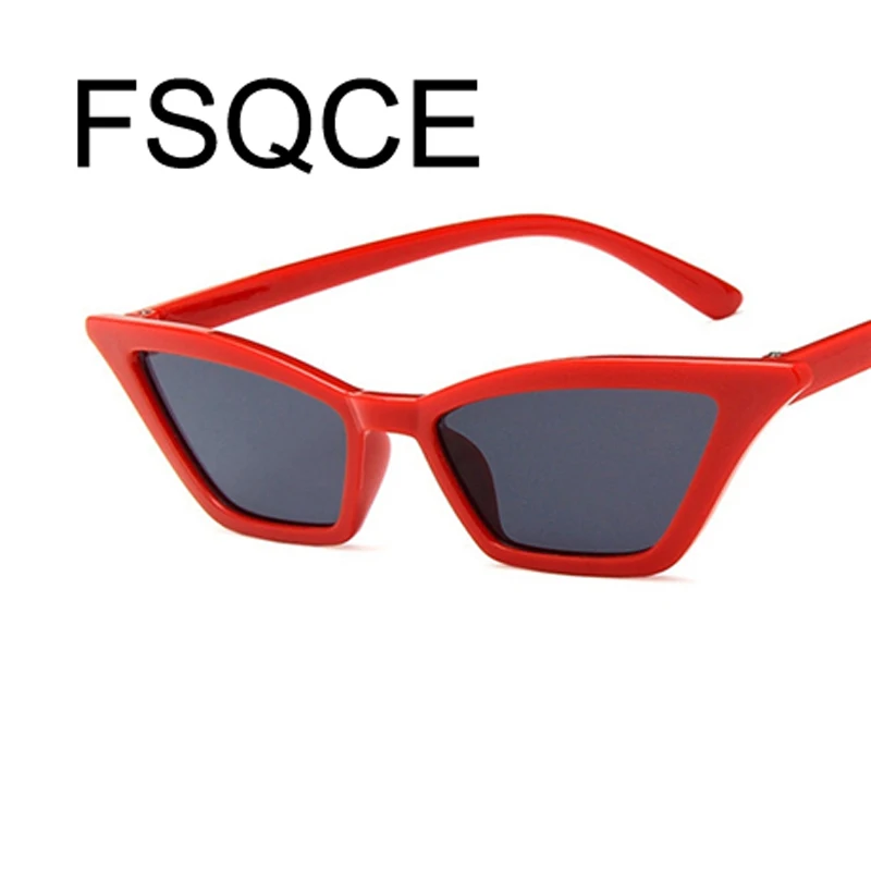 Женские солнцезащитные очки розовые винтажные кошачий глаз люксовый бренд