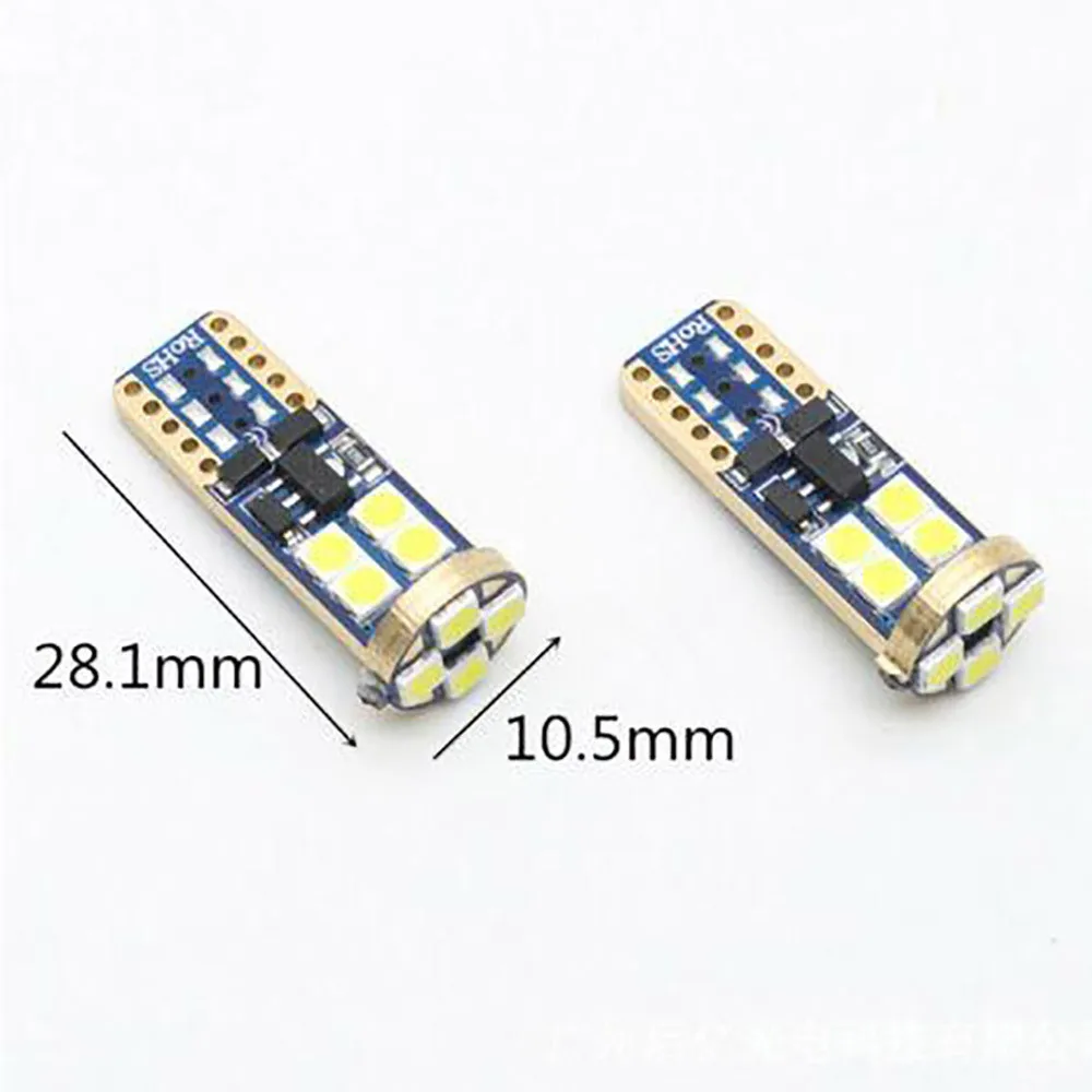 

Parts Car Side Light T10 3030 12SMD Lights White 10pcs Constant Current LED