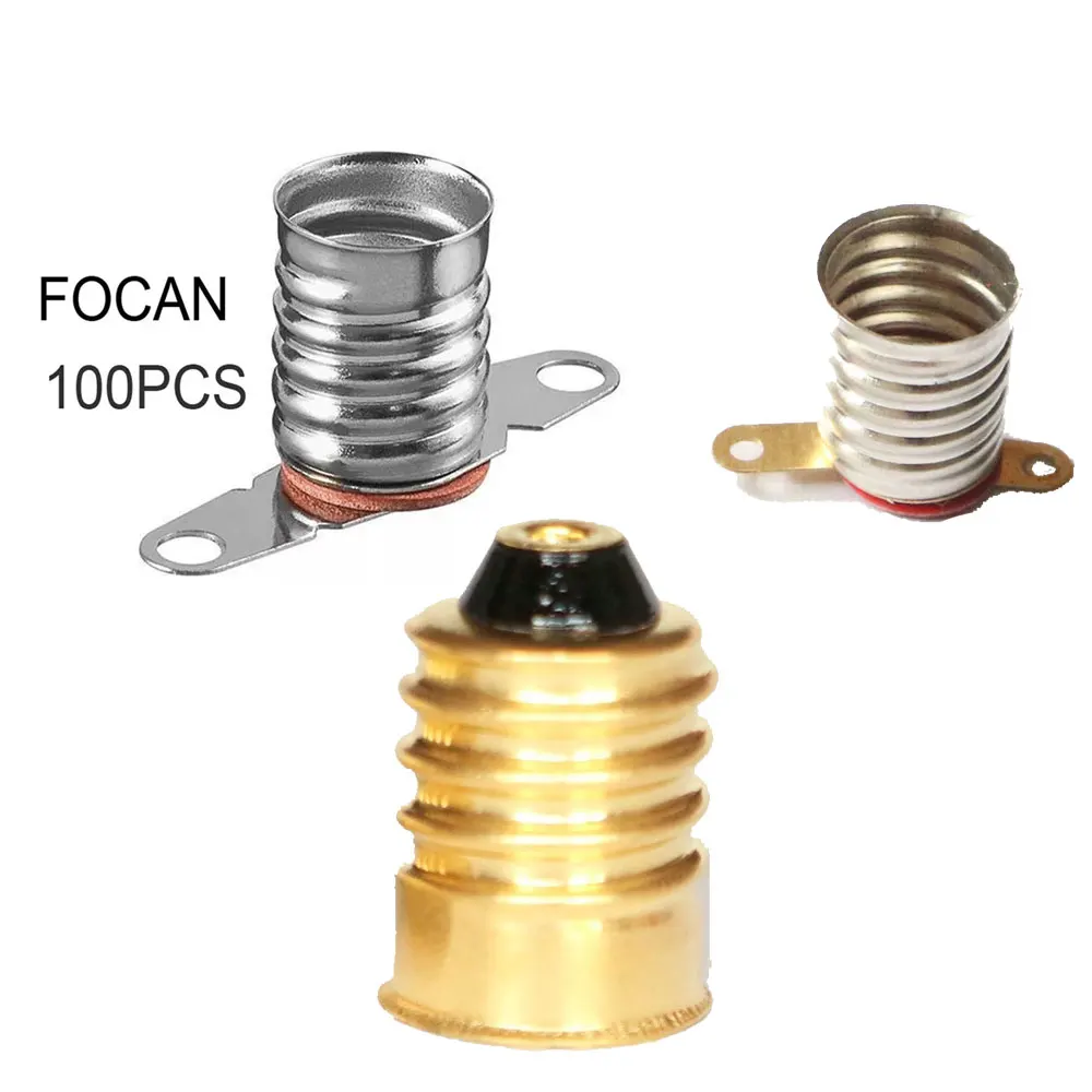 Держатель для лампы E10 патрон миниатюрной с заглушками пайки основа изогнутый