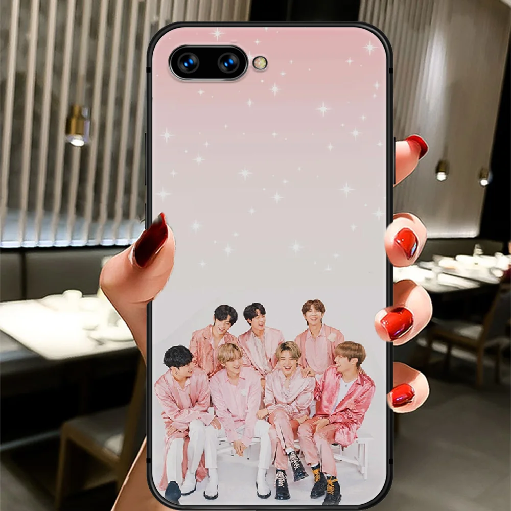 

Kpop Bangtan Boys Phone Case Cover Hull For HUAWEI Honor 8 8c 8a 8x 9 9a 9x V10 MATE 10 20 I Lite Pro black Etui Tpu Prime