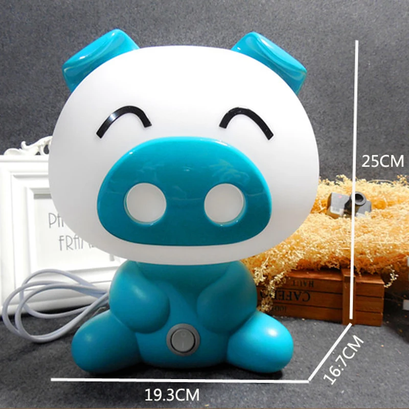 Мультяшный милый Ночной светильник прикроватная лампа в виде кролика животного