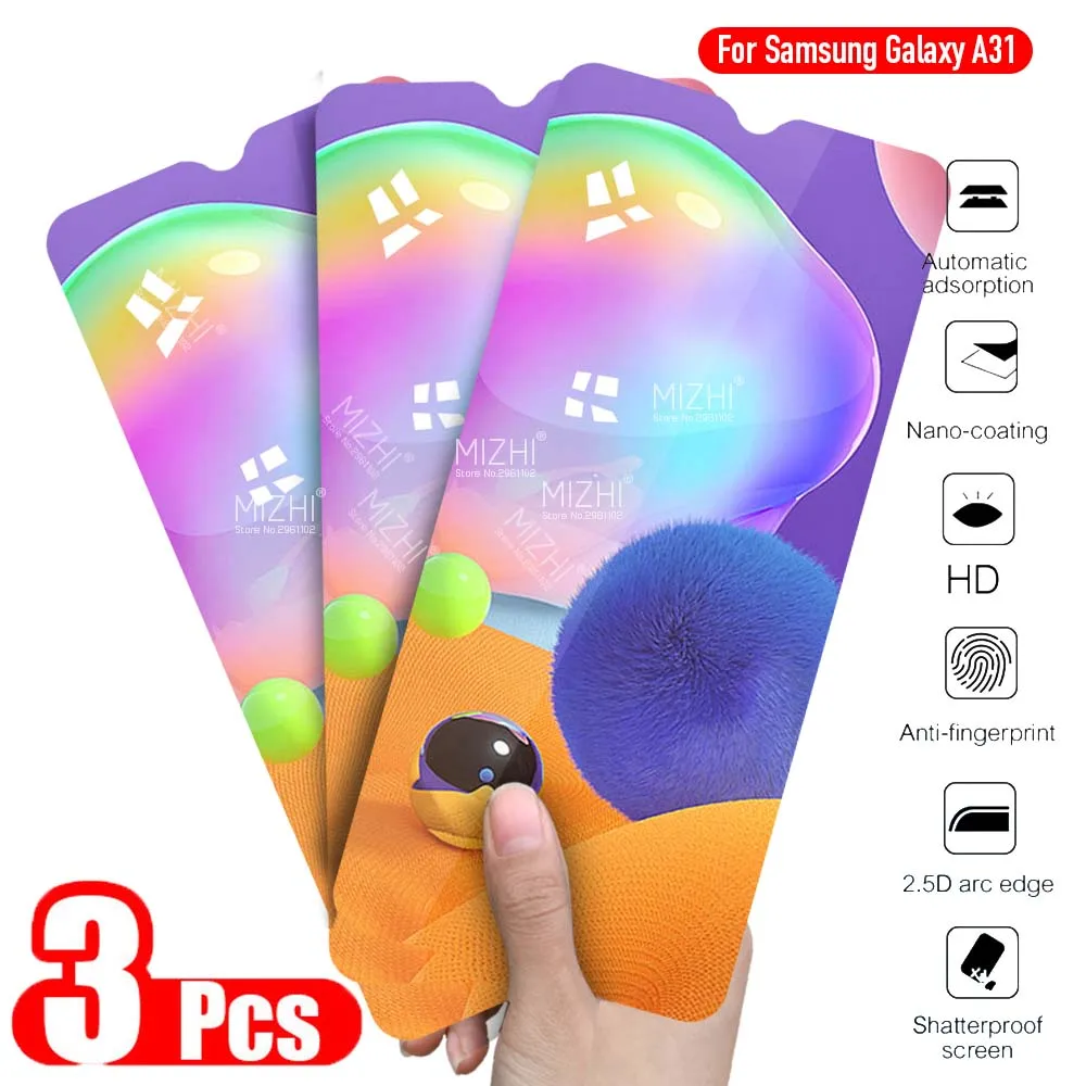 

Защитное стекло для samsung a31, 3 шт., Защитная пленка для экрана samsung galaxy a31, a 31
