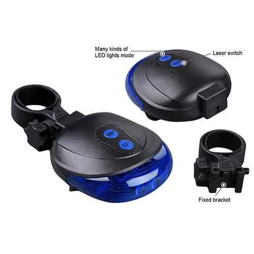 

Bike Tail Light Rechargeable Bicycle Laser Rear Lamp Cycling Safety Warning LED Warning Light motorcycleSafe Driving For Bike