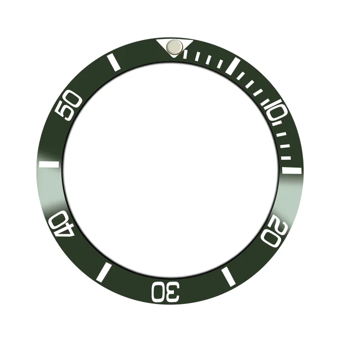 

Watch green ceramic bezel for displacement of high-quality wheels for 40mm automatic watches Q6