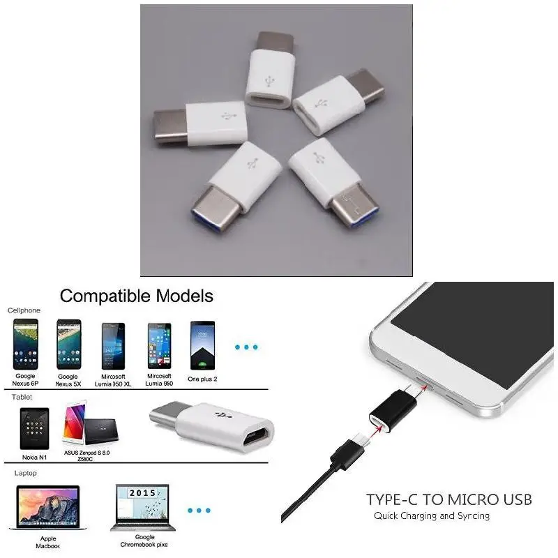 10 шт. USB 3 1 USB-C Type C папа к Micro Женский адаптер конвертер B99 |
