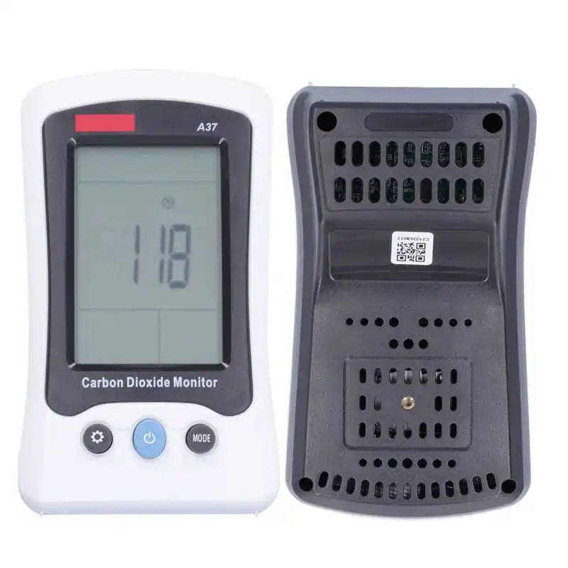 

A37 Digital Carbon Dioxide Detector CO2 Monitor Portable Air Quality Monitoring Tester