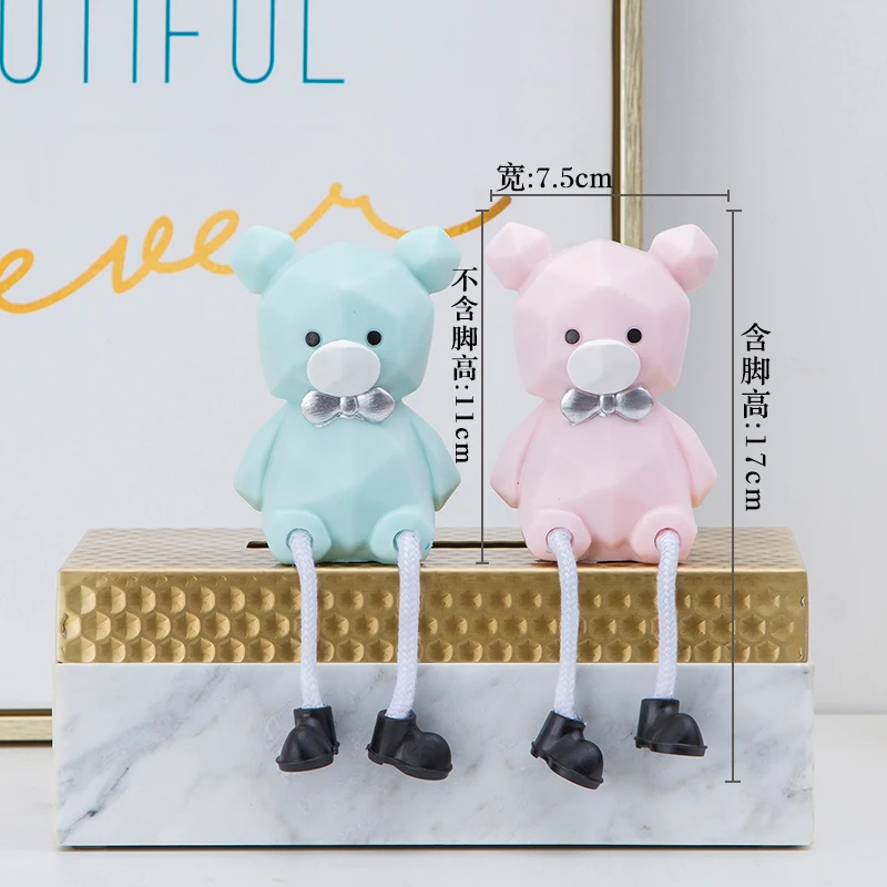 

Cute Ornaments Living Room Animals Decorations Creative Nordic Desk Accessories Resin Cat Figure Decoratie Home Decor AE50BJ