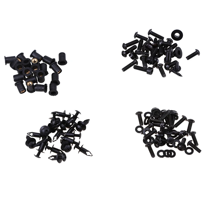 Винтовой болт POSSBAY черный крепежный комплект крепления для кузова мотоцикла Kawasaki
