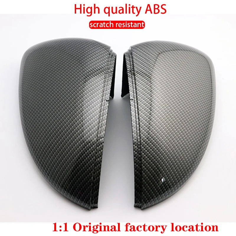 Черная оболочка боковые крышки зеркала заднего вида для Volkswagen VW Golf 7 R MK7 5 GTI 2013-20