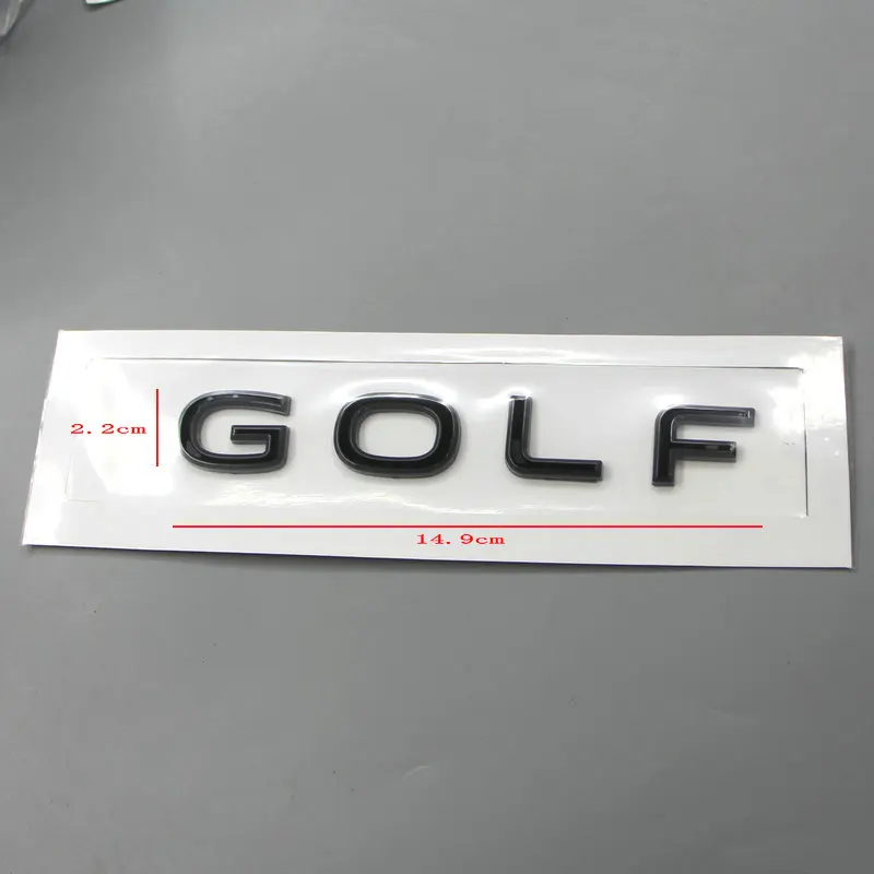 Подходит для Golf 4 5 6 7 8 MK4 MK5 MK6 MK7 MK8 багажник с надписью и задним логотипом |