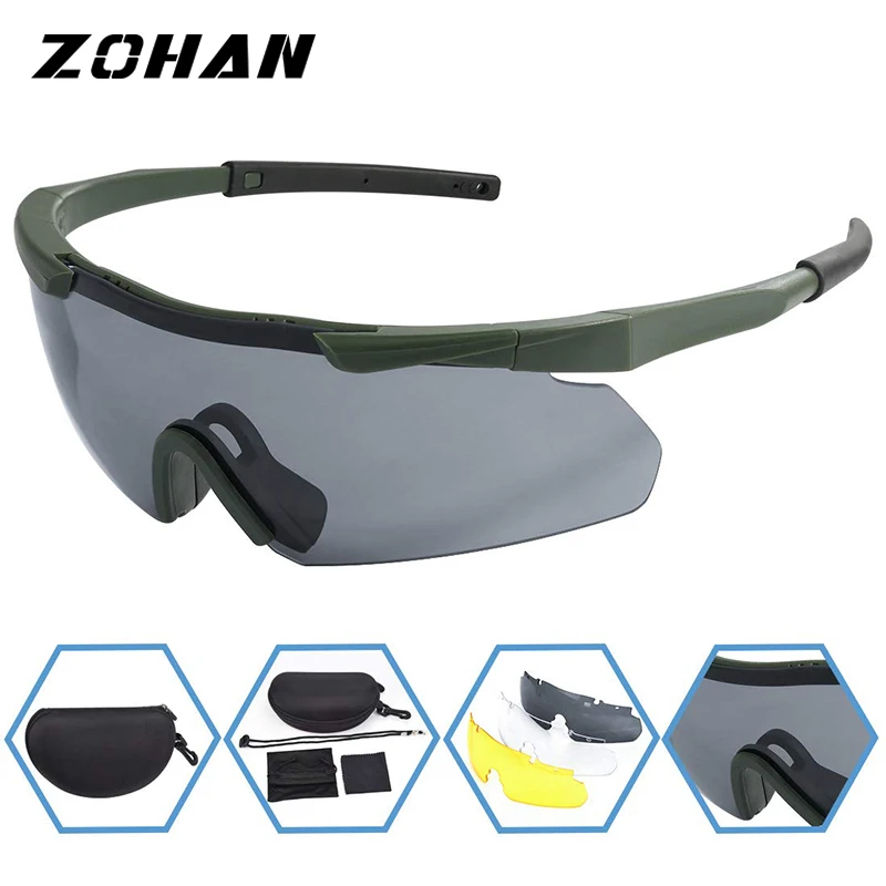 ZOHAN, поляризационные, для велоспорта, для езды на открытом воздухе, спортивные, велосипедные очки, для мужчин, женщин, для горного велосипеда, солнцезащитные очки, 20 г, очки, очки 3 LensUV400
