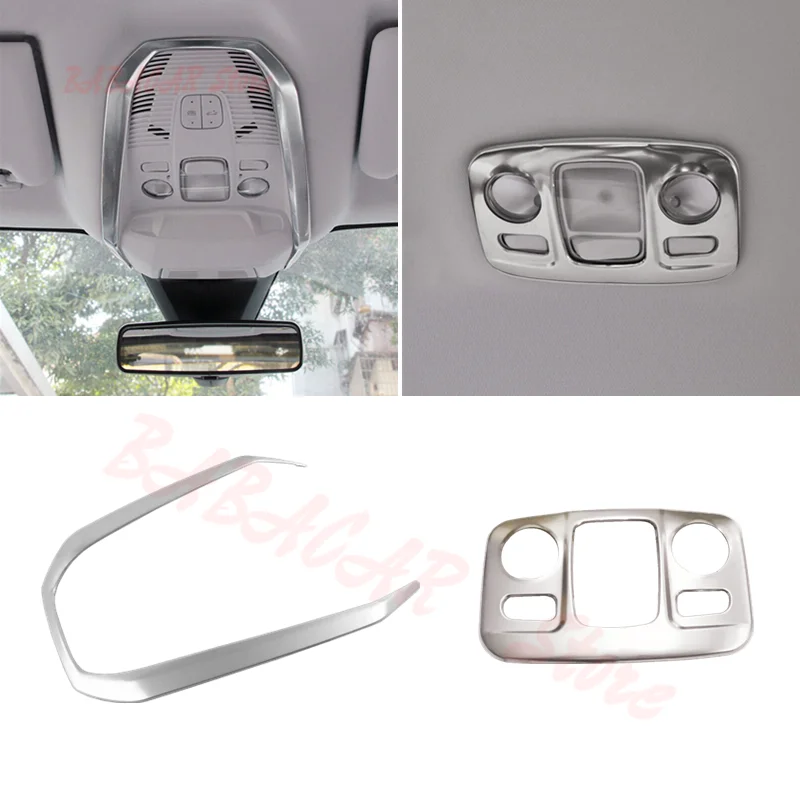 

Stainless Steel Front Rear Reading Light Lamp Decoration Trim Frame Cover For Peugeot 3008 GT 5008 2nd 2017 2018 Car Styling