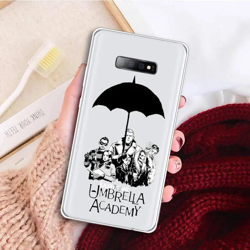 

The Umbrella Academy Phone Case Transparent For Samsung Galaxy A71 A21s S8 S9 S10 plus note 20 ultra