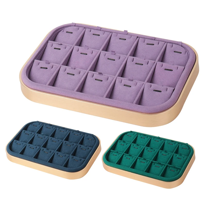 

Лотки для сережек из микрофибры, держатель для сережек-гвоздиков, подставка для украшений, органайзеры