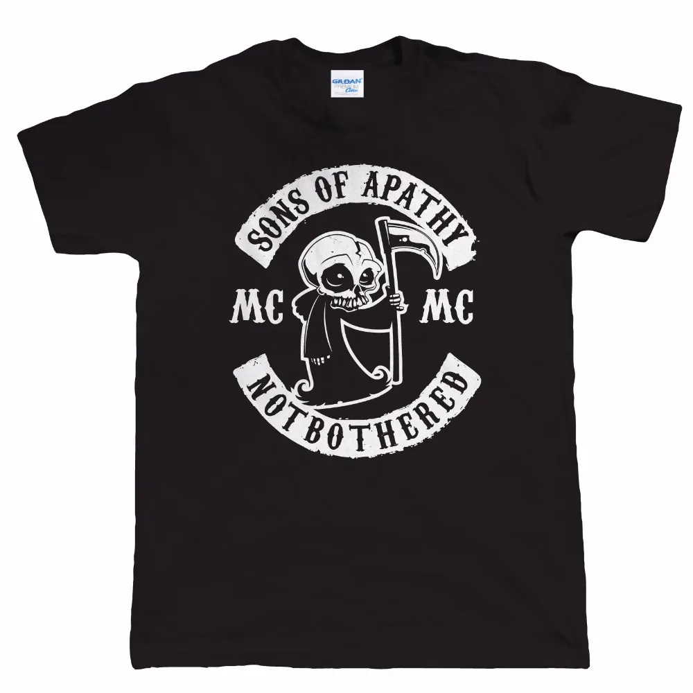 

Summer Men O-Neck Print T-Shirts Fashion Slim Short Sleeve O Neck Apathy - Reaper Anarchy Mens Funny Biker Tee Shirt Classic