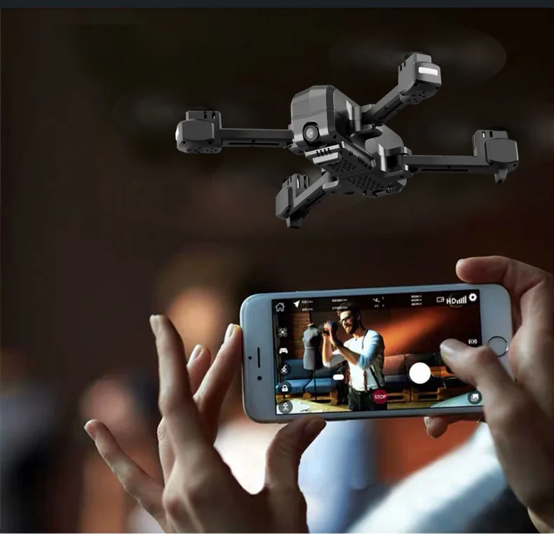 Z11 4-осевой FPV складной Радиоуправляемый Дрон вертолет с двойной камерой 4K HD