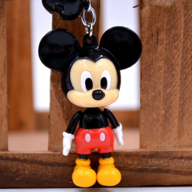 Детский брелок для ключей с мультяшным героем Диснея Микки Маусом подвеска сумки