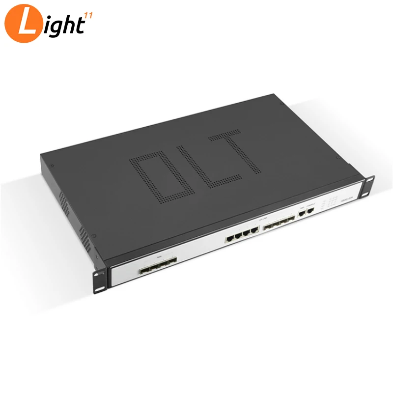 HSGQ E04L FTTH EPON OLT 4PON ПОРТ 1000/10000M GEPON для программирования в производственных условиях