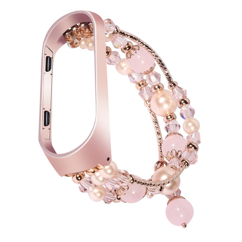 

Applicable to millet Bracelet 3 4 generation general hand beaded jewelry wristband Xiaomi 5 classic agate strap for xiaomi band