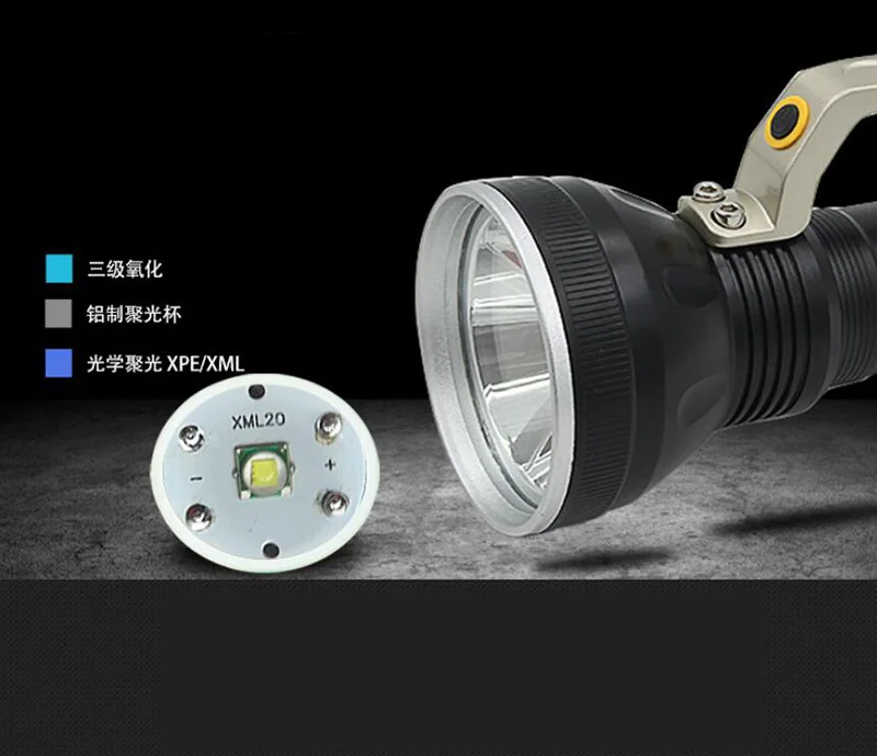 

powerful LED Tactical led flashlight usb rechargeable hand lampe torch light flash torch light Lantern fishing camping torcia