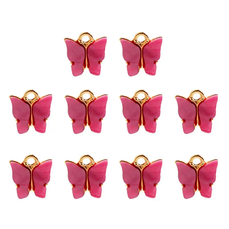 JJFOUCS 10 шт./компл. бабочка мода сделай сам ручная работа 8 видов цветов аксессуары