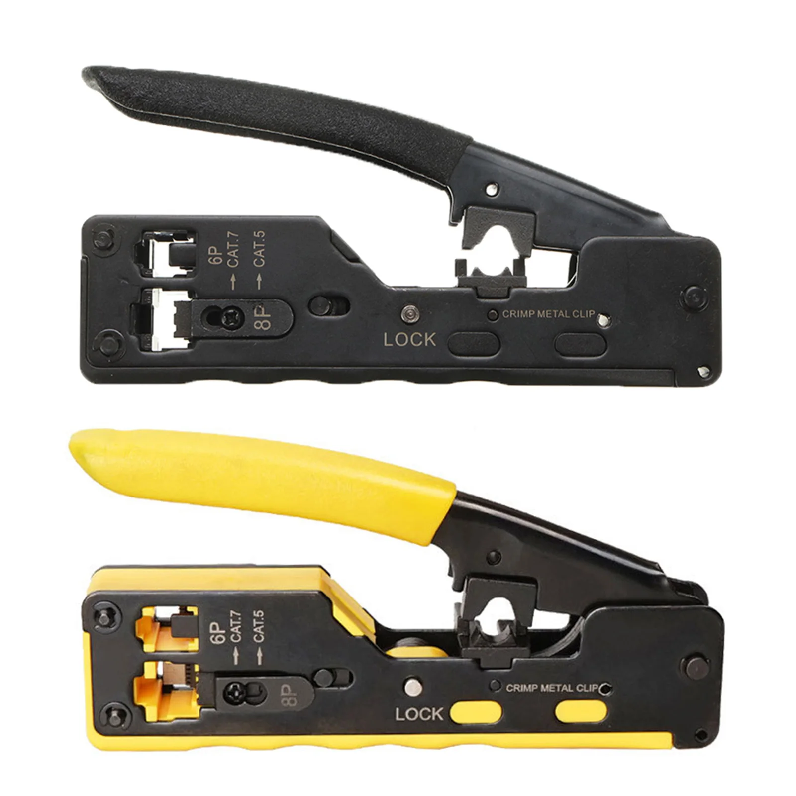 

Wire Crimper Plier Stripper Wire Stripper Straight Through Modular Integration Tool Suitable For Video, Telecom, Datacom