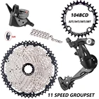 MTB Bike 1*11 Speed Groupset 11 Speed триггерный переключатель передач задний переключатель передач 11 speed kit 11s11-50T 46T 42T 40T HG кассета 11V chain
